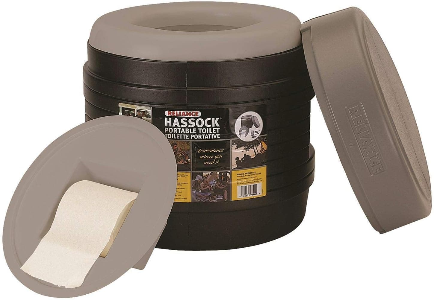 Reliance Hassock Portable Self-Contained Toilet