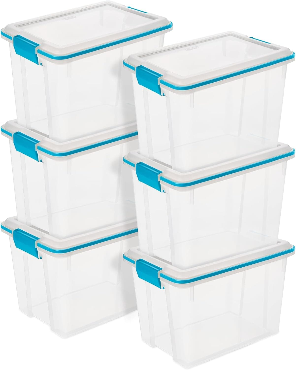 Sterilite 20 Quart Gasket Box Clear Storage Bin