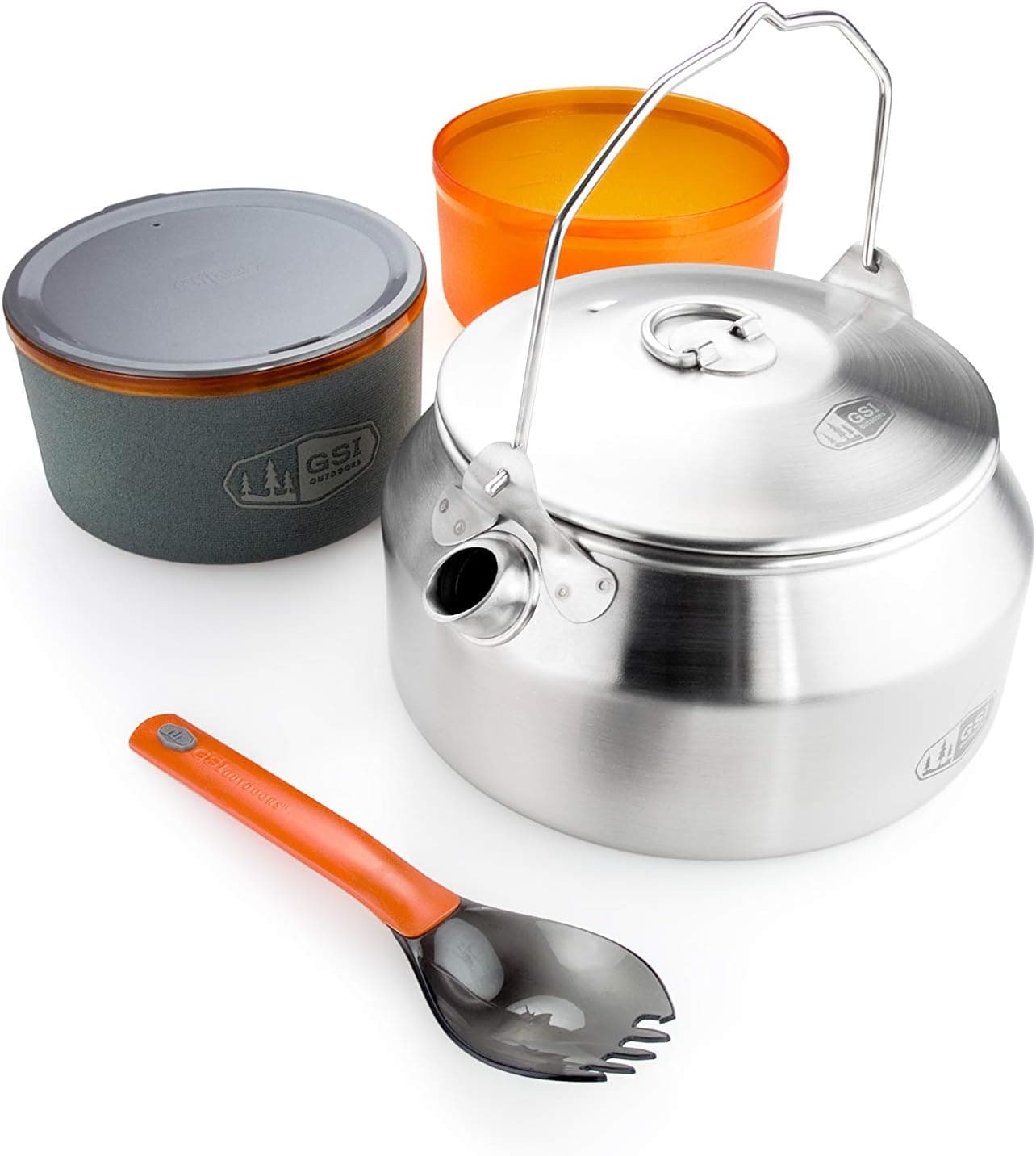 GSI Outdoors Glacier Stainless Ketalist Kettle Set