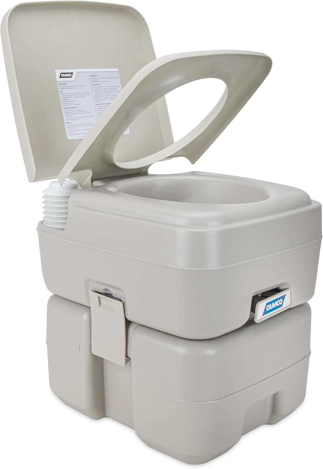 Camco 5.3-Gallon Portable Travel Toilet