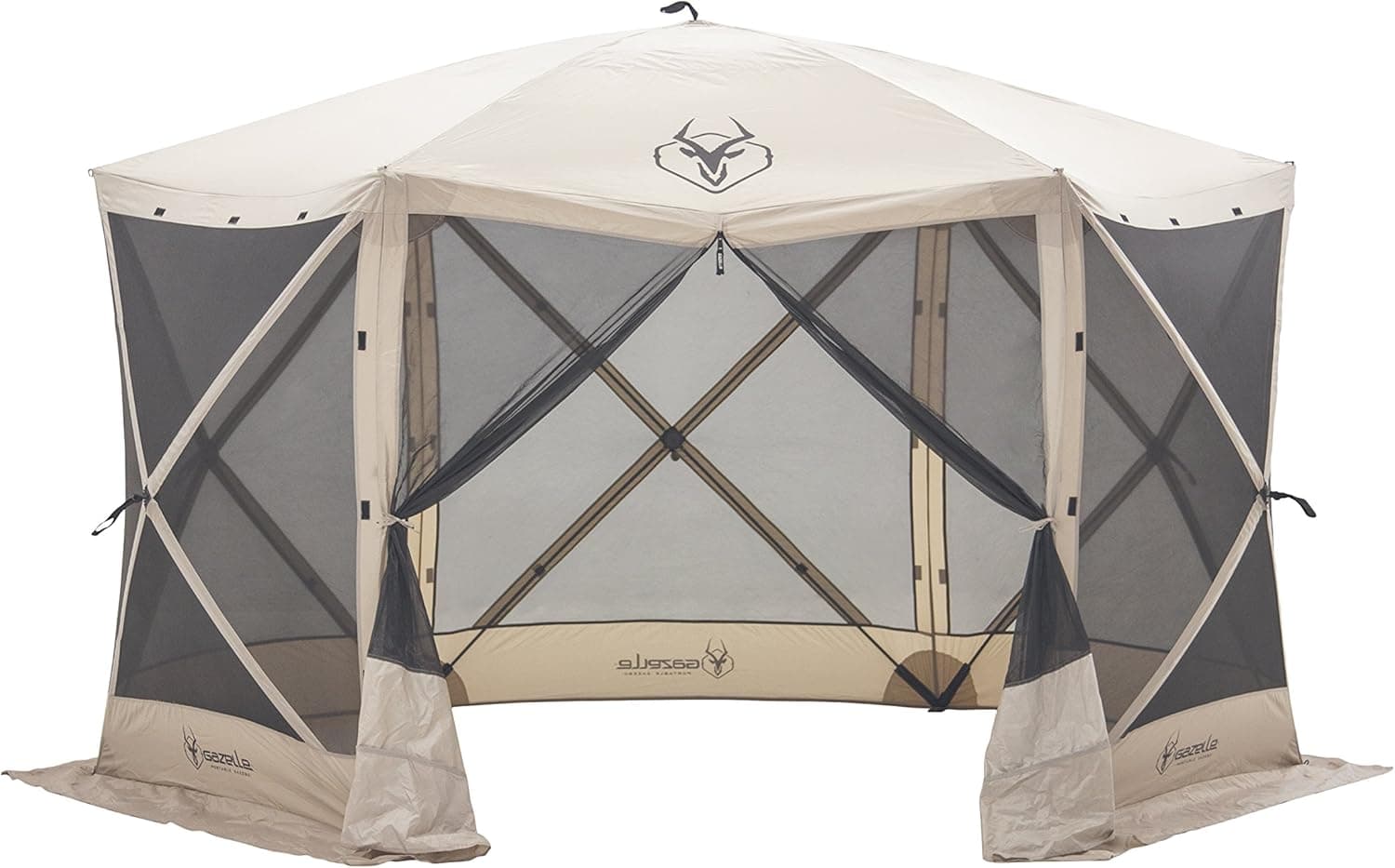 Gazelle G6 Pop-Up 6-Sided Hub Gazebo Screen Tent