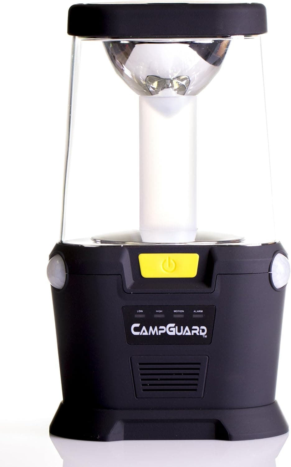 CampGuard LED Lantern with Motion and Motion with Audible Audio Alarm Camping Lantern