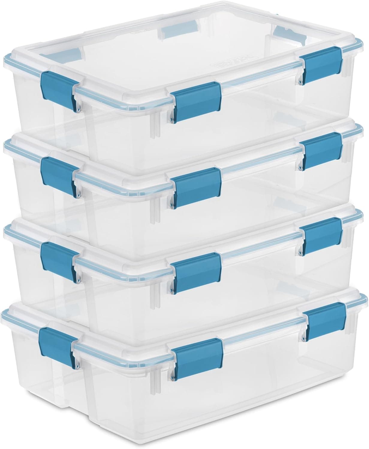 Sterilite 37 Quart Gasket Box Storage Organizer Bin