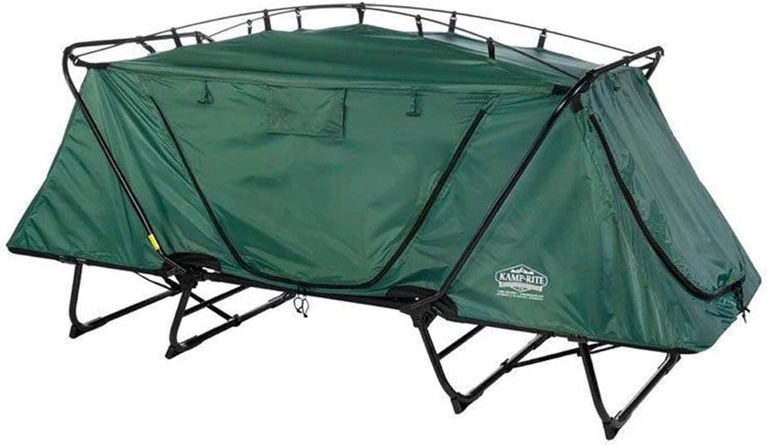 Kamp-Rite Oversize Tent Cot, Off-The-Ground Camping, Rainfly and Carry Bag Included, Holds 350lbs