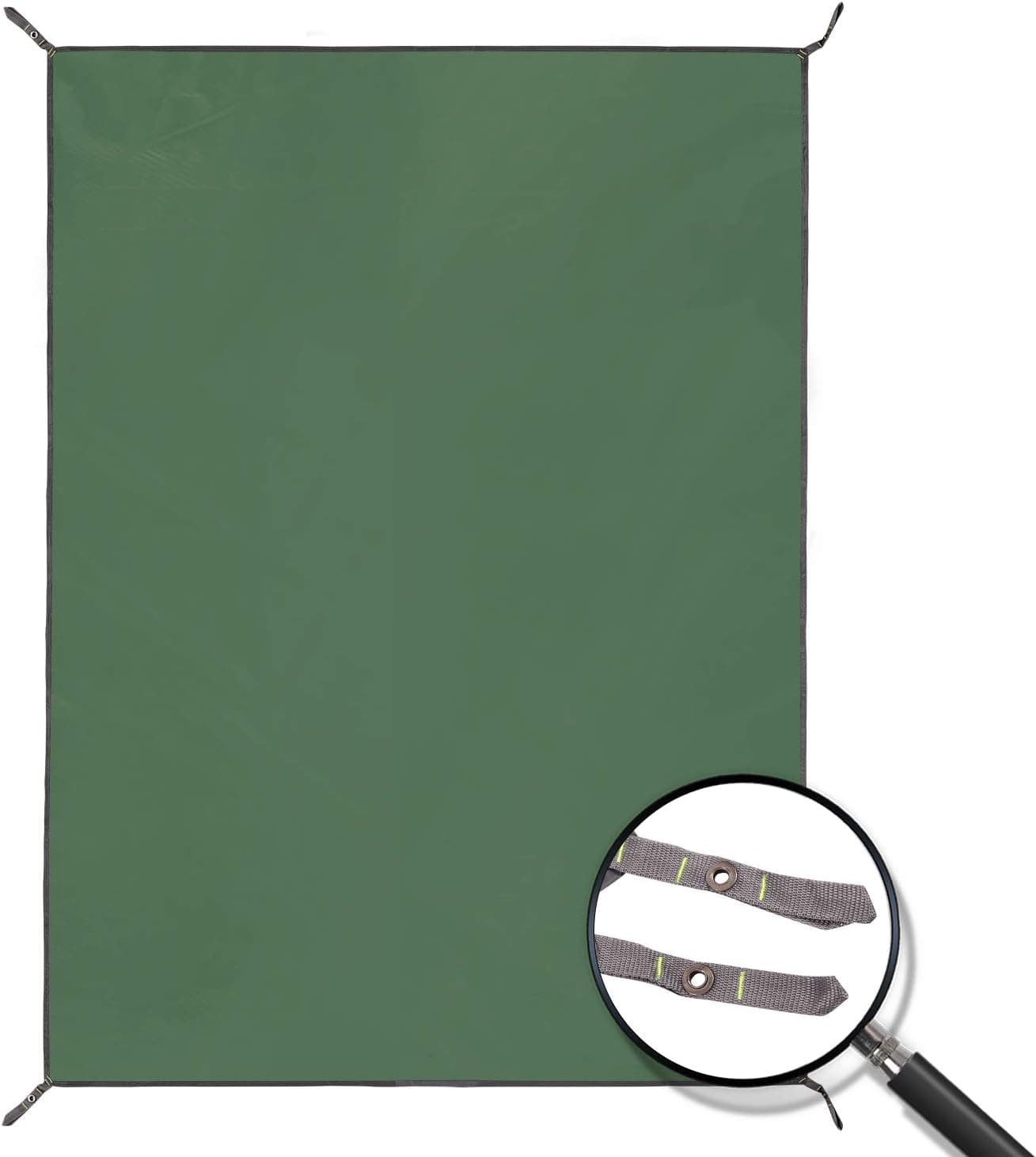 REDCAMP Waterproof Camping Tarp Footprint 55x83