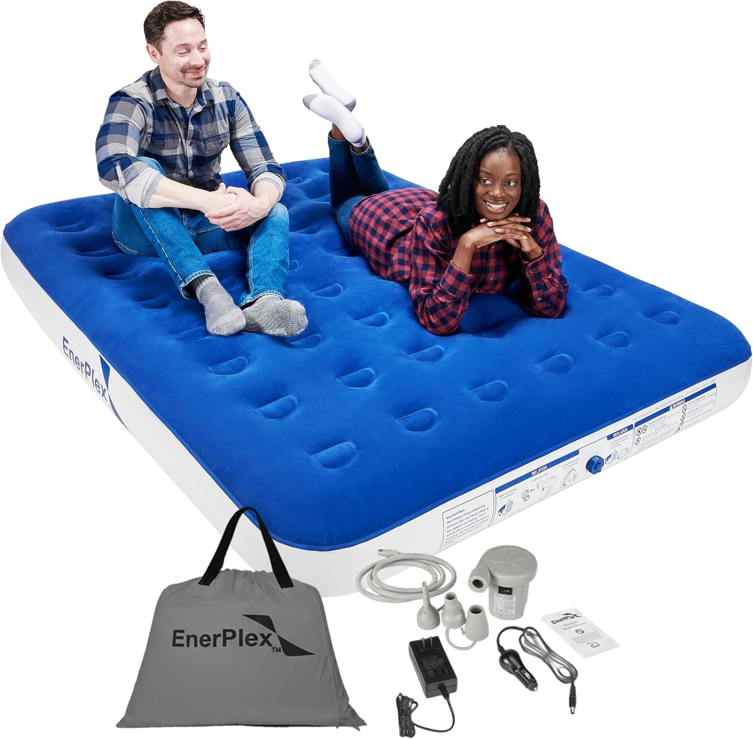 EnerPlex Camping Series Air Mattress Queen