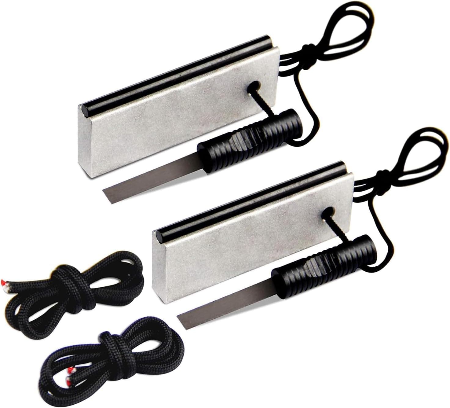 AOFAR Magnesium Fire Starter AF-374 2-Pack Waterproof Fire Steel