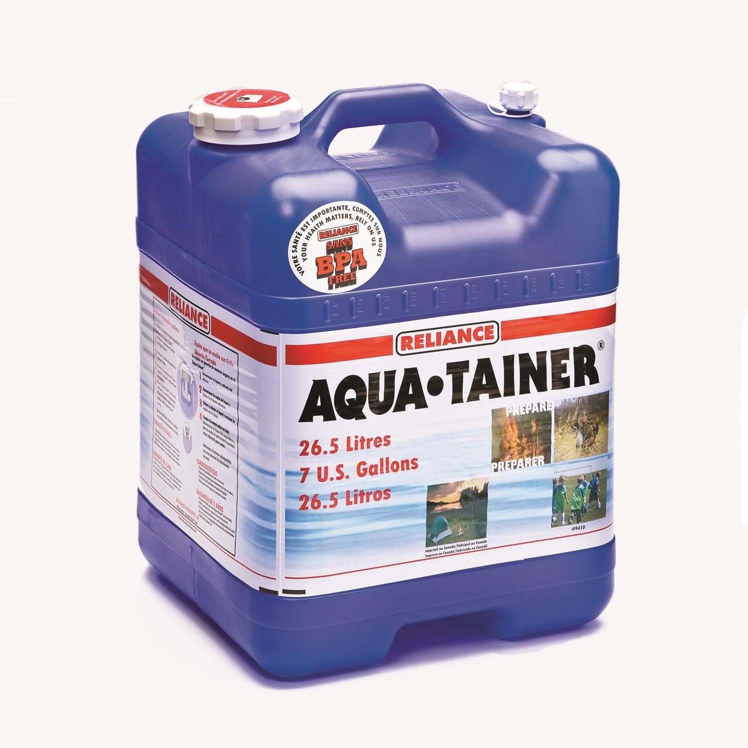 Reliance Products Aqua-Tainer 7 Gallon Water Container 2-Pack
