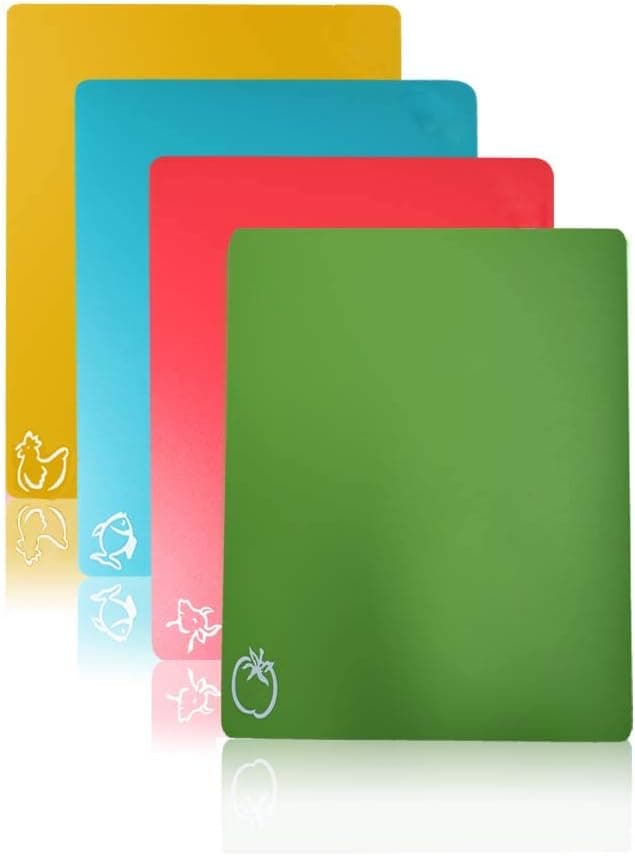 Flexible Cutting Board Mat Set of 4