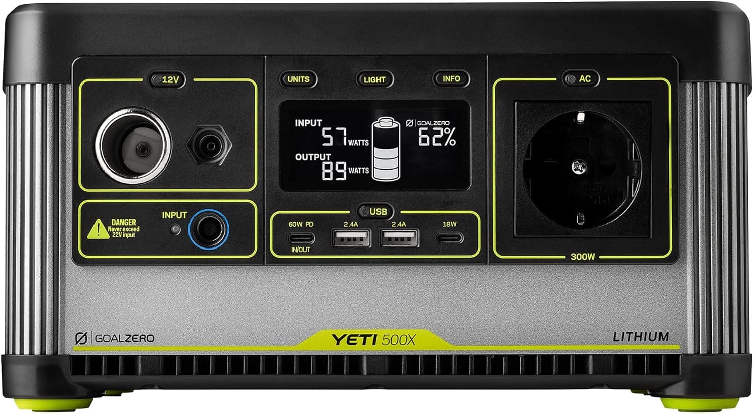 Goal Zero Yeti 500X 505Wh Portable Lithium Power Station