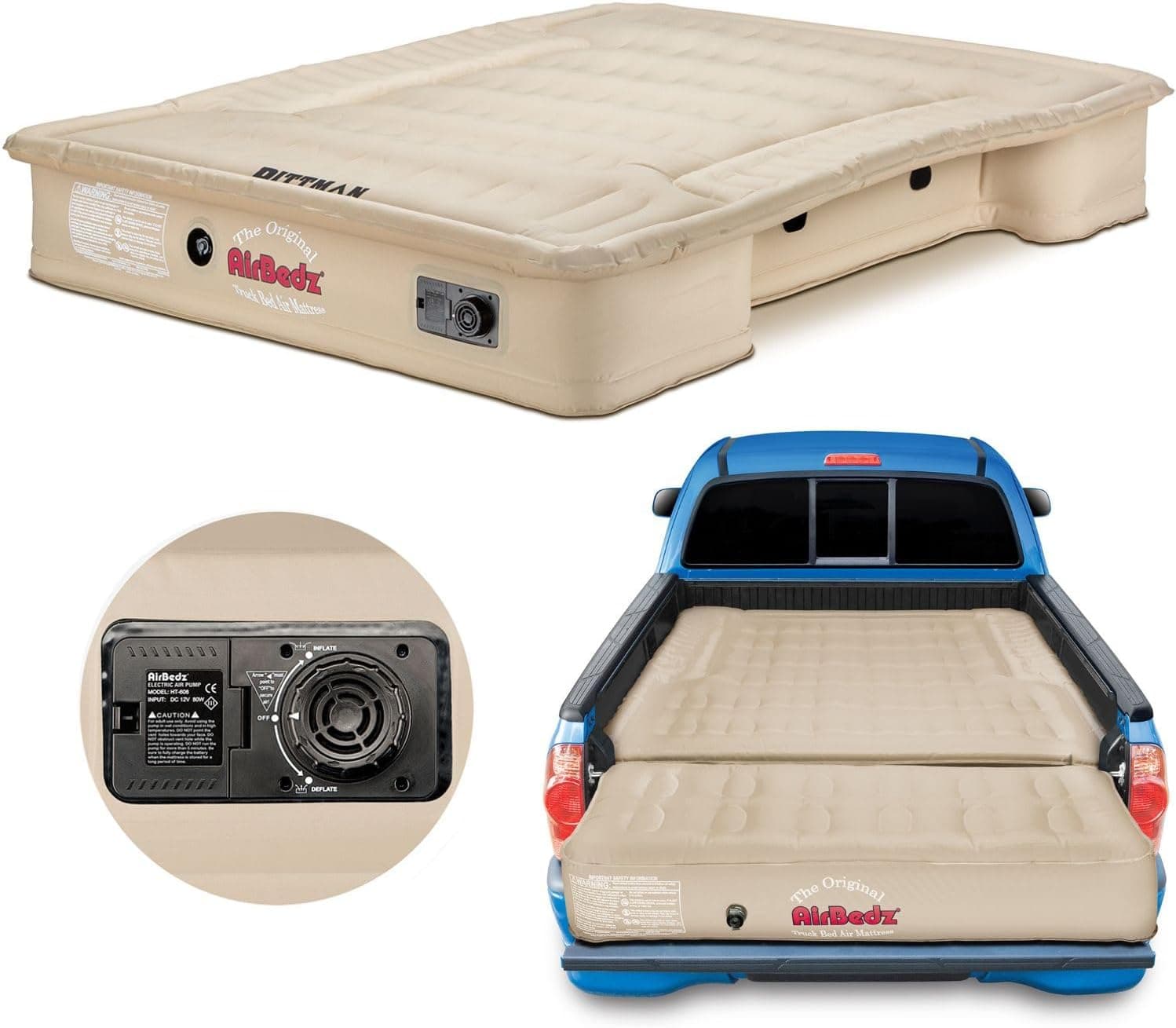 Pittman Outdoors AirBedz Truck Bed Mattress Full Short Bed