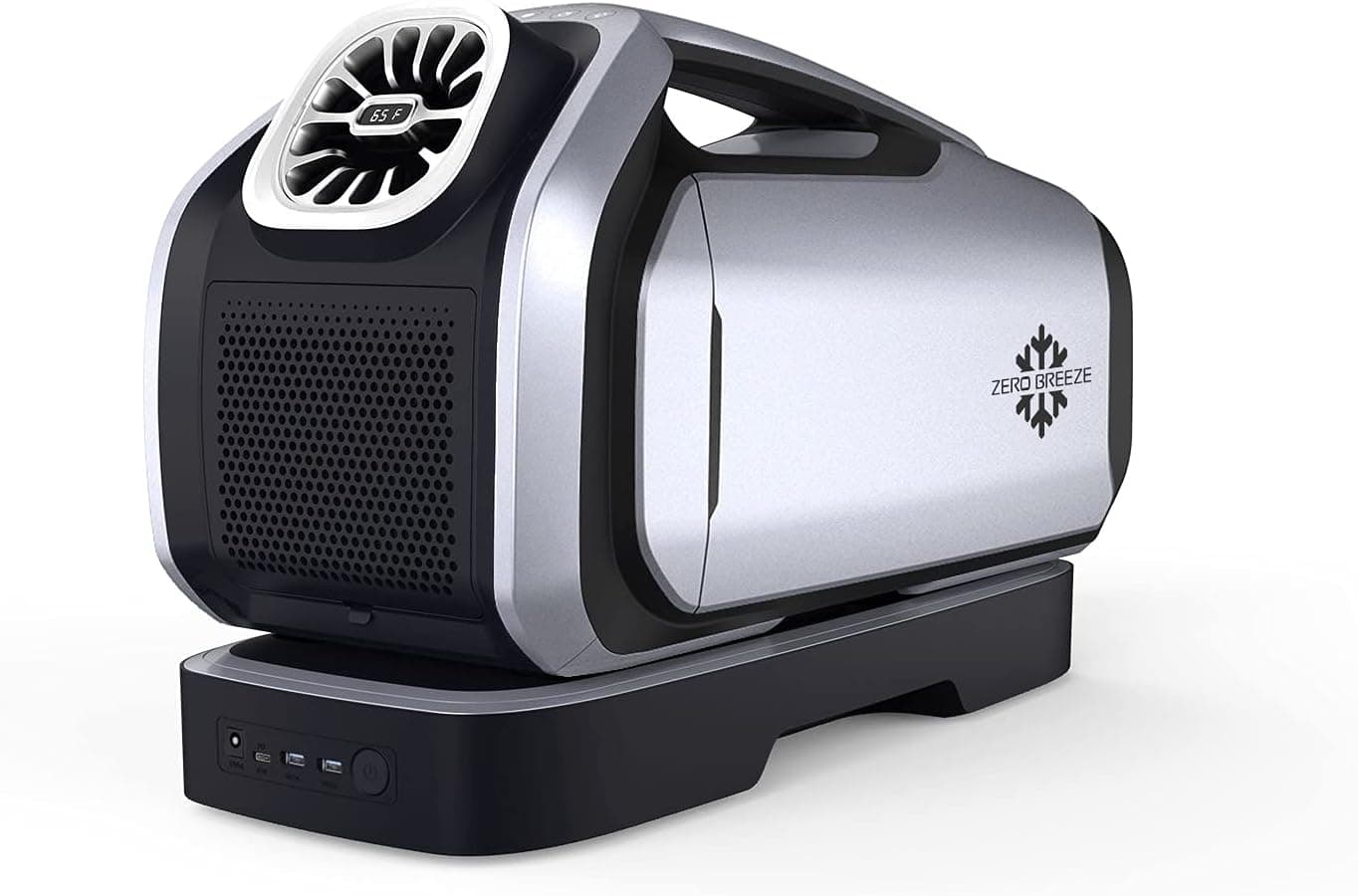Zero Breeze Mark 2 Battery Powered Portable Air Conditioner, 2300 BTU, 240w Low Power Consumption with 24v DC, Off-grid, Design for Outdoor/RV Life