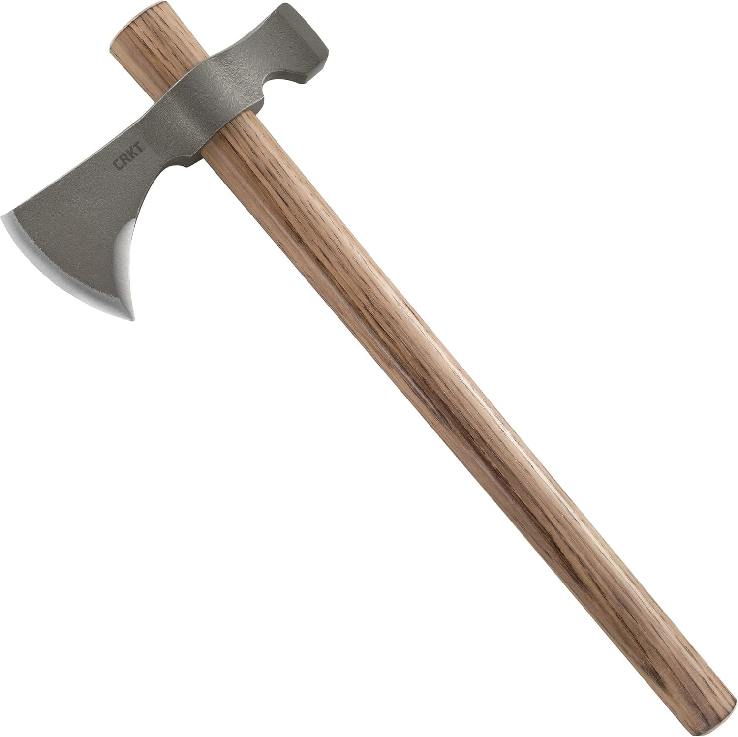 CRKT Woods Chogan T-Hawk Outdoor Survival Tomahawk, 1055 Carbon Steel, Hickory Handle 2730
