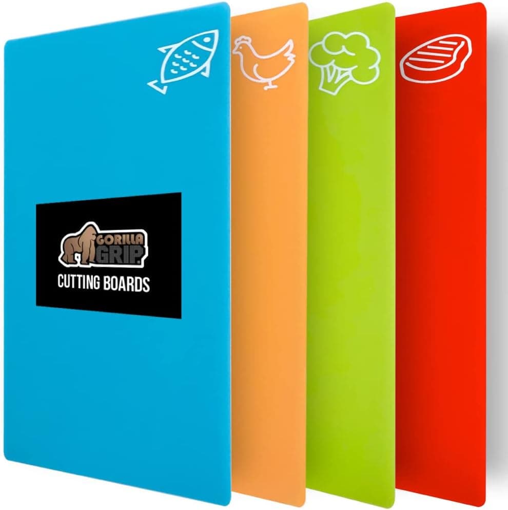 Gorilla Grip Flexible Cutting Board Set of 4