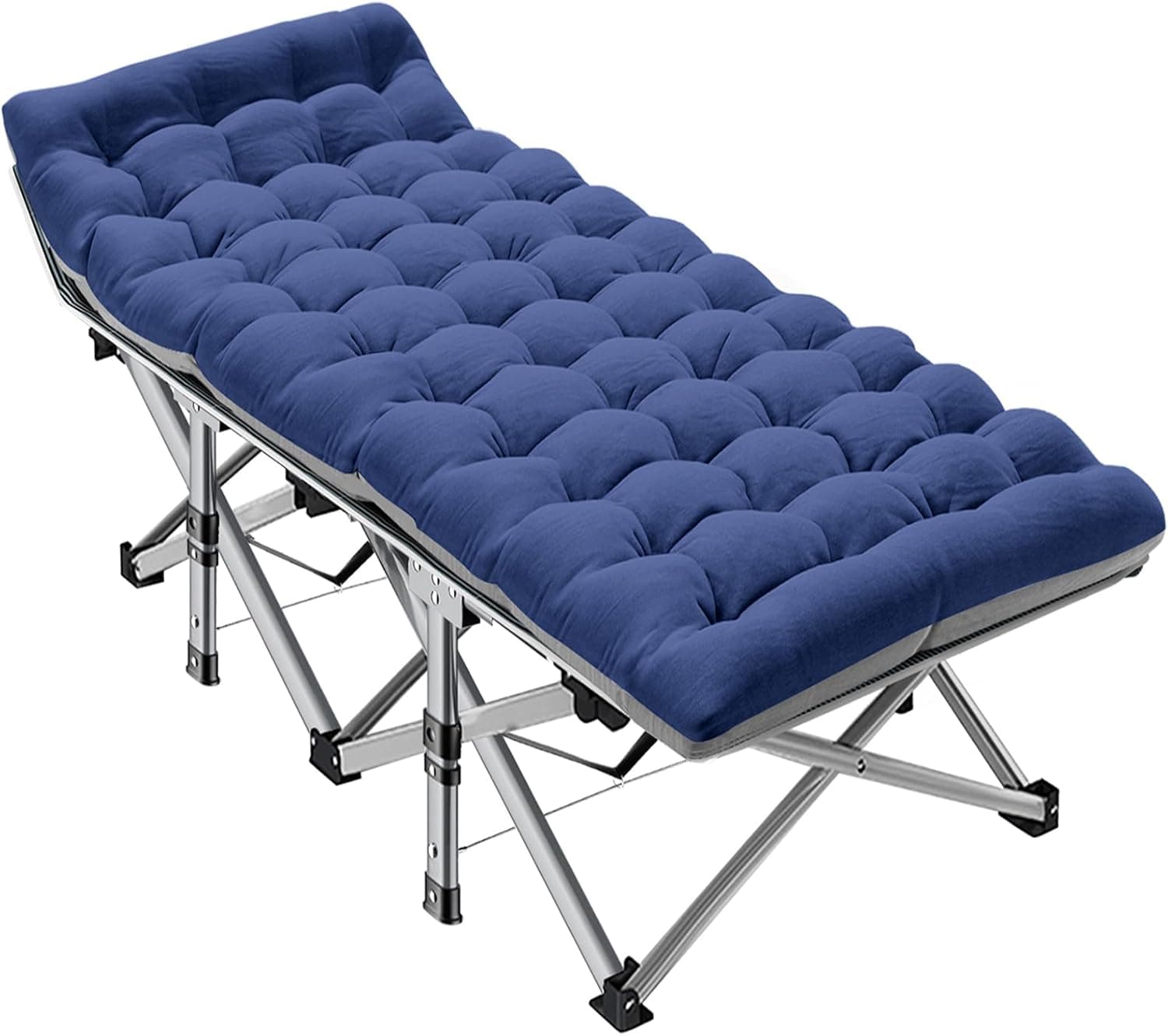 ABORON Folding Camping Cot with Mattress Pad
