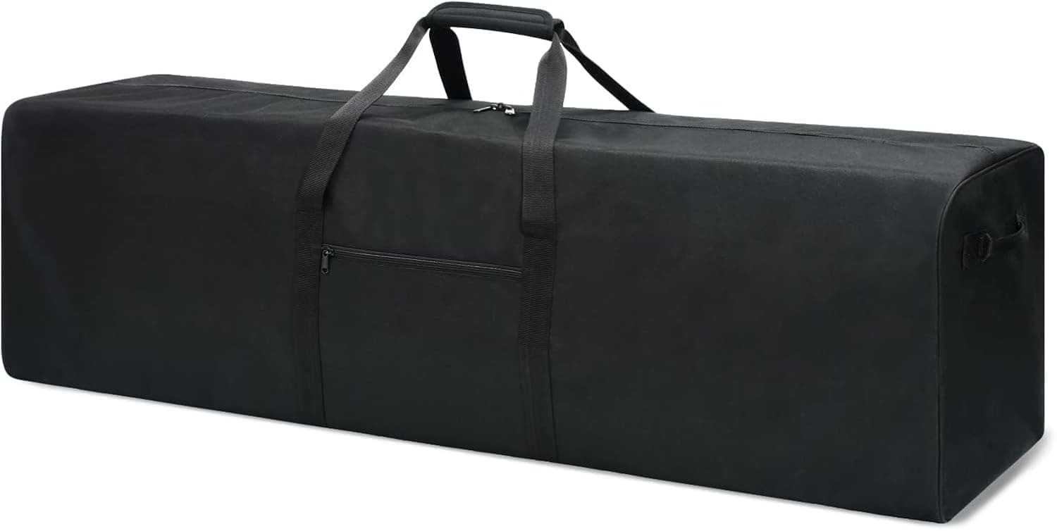 Urbanstand 52 Inch Extra Large Duffle Bag for Travel, 190L Sports Gear Storage Bag with 2-way Lockable Zippers (Black)