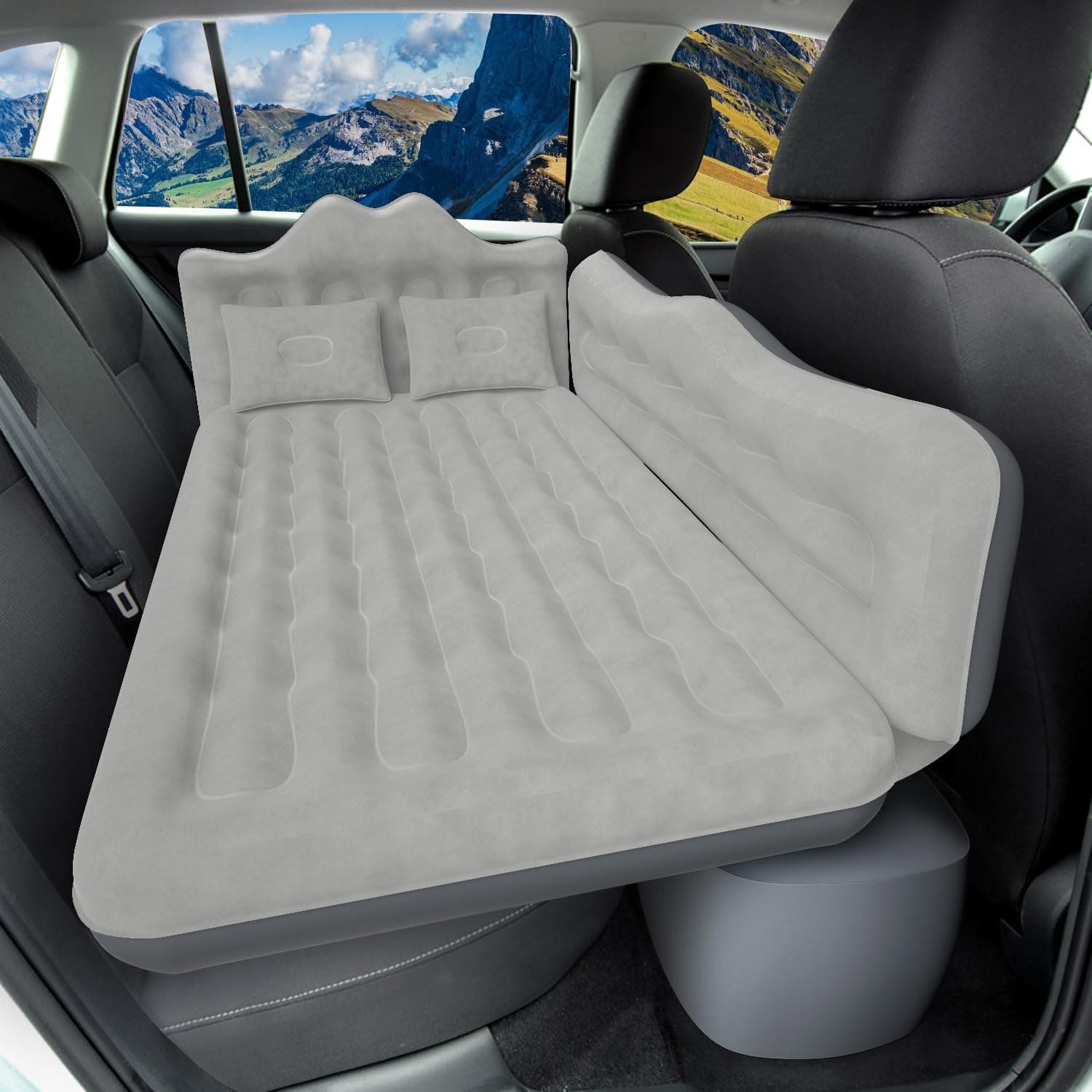 DikaSun Car Air Mattress for SUV Truck Back Seat w Pump