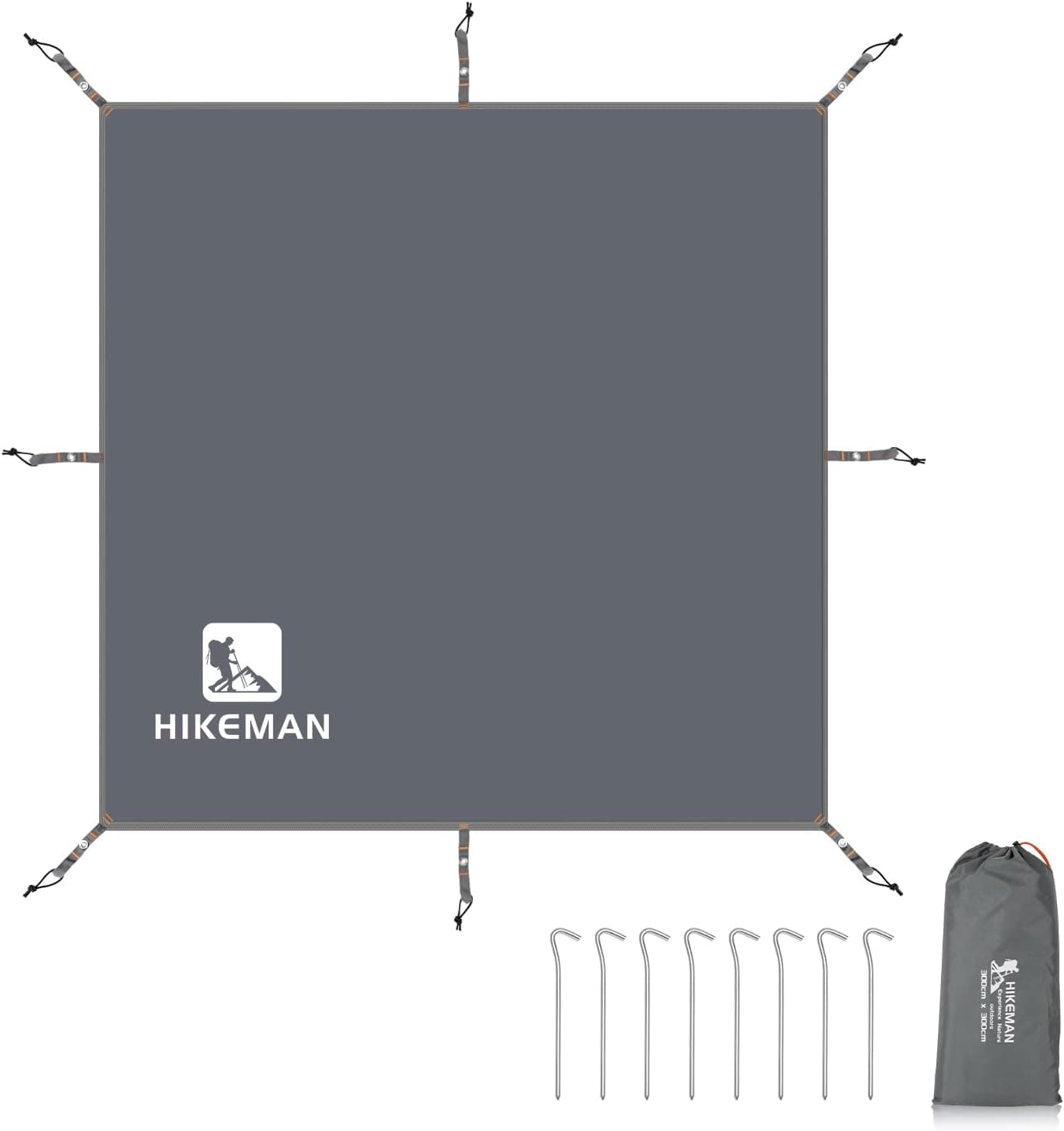 Hikeman Tent Footprint Waterproof Camping Tarp Ground Sheet Mat