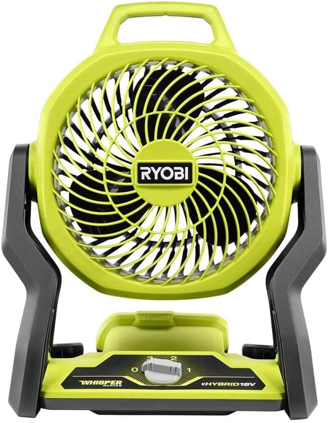 Ryobi 18V ONE+ Hybrid Whisper Portable Fan