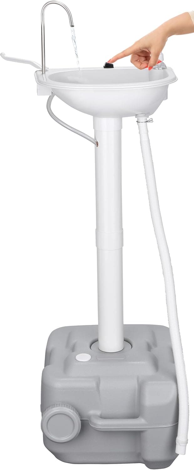 Electric Portable Sink Hand Wash Station Battery Operated, 5 Gallon