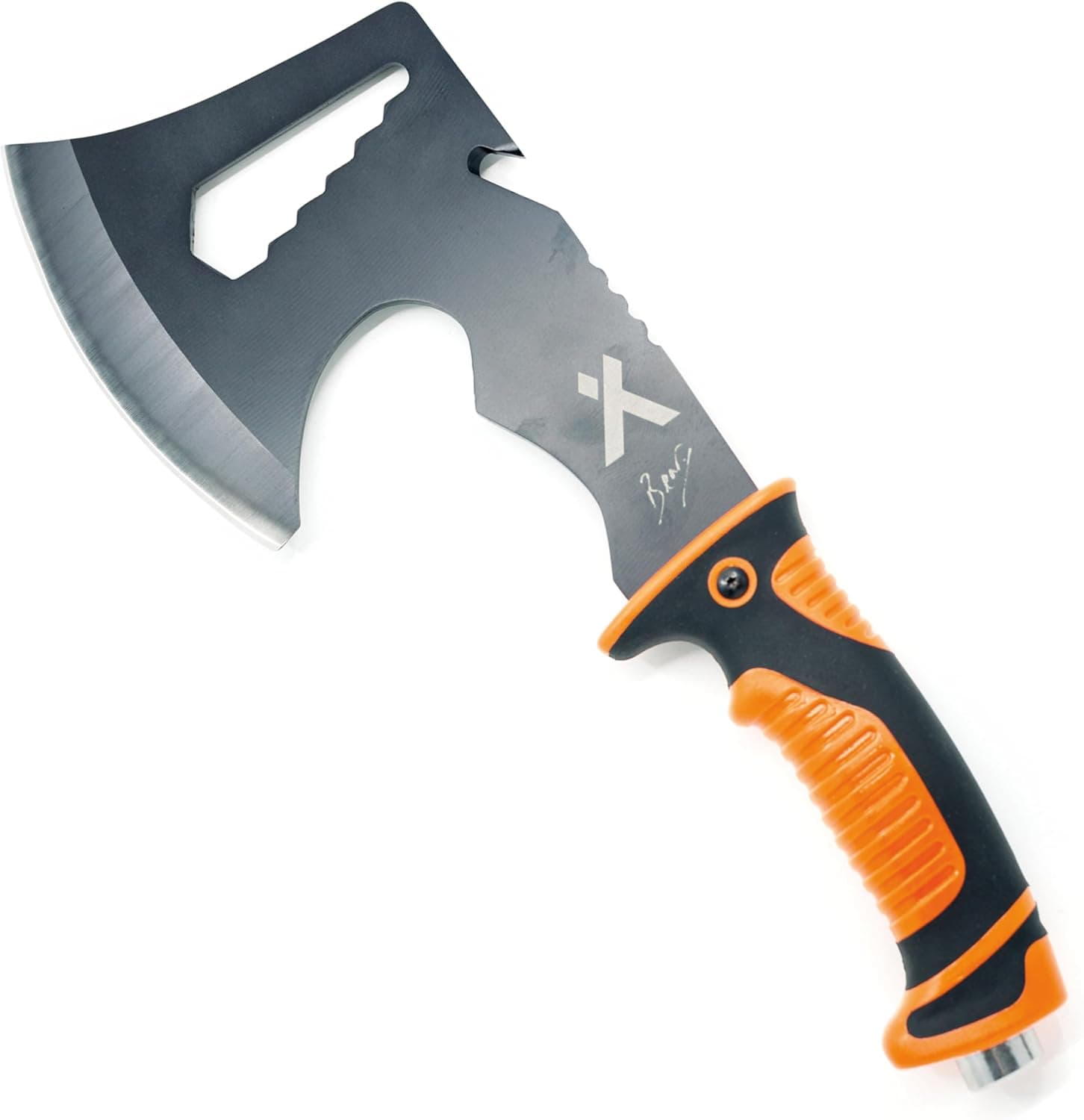 Bear Grylls Ultimate Hatchet, Axe for Camping and Backpacking with Sheath, Bottle Opener, Hamme