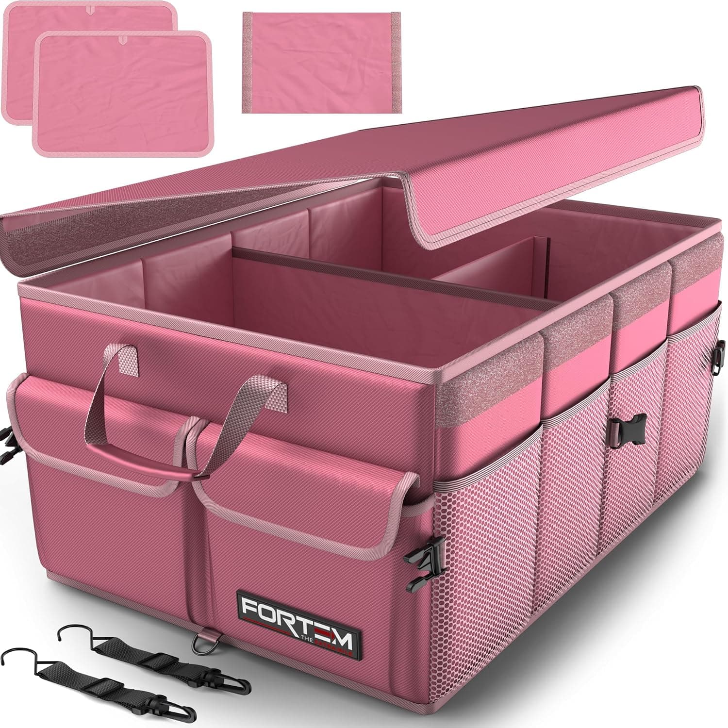 FORTEM Trunk Organizer for SUV Foldable Storage 50L