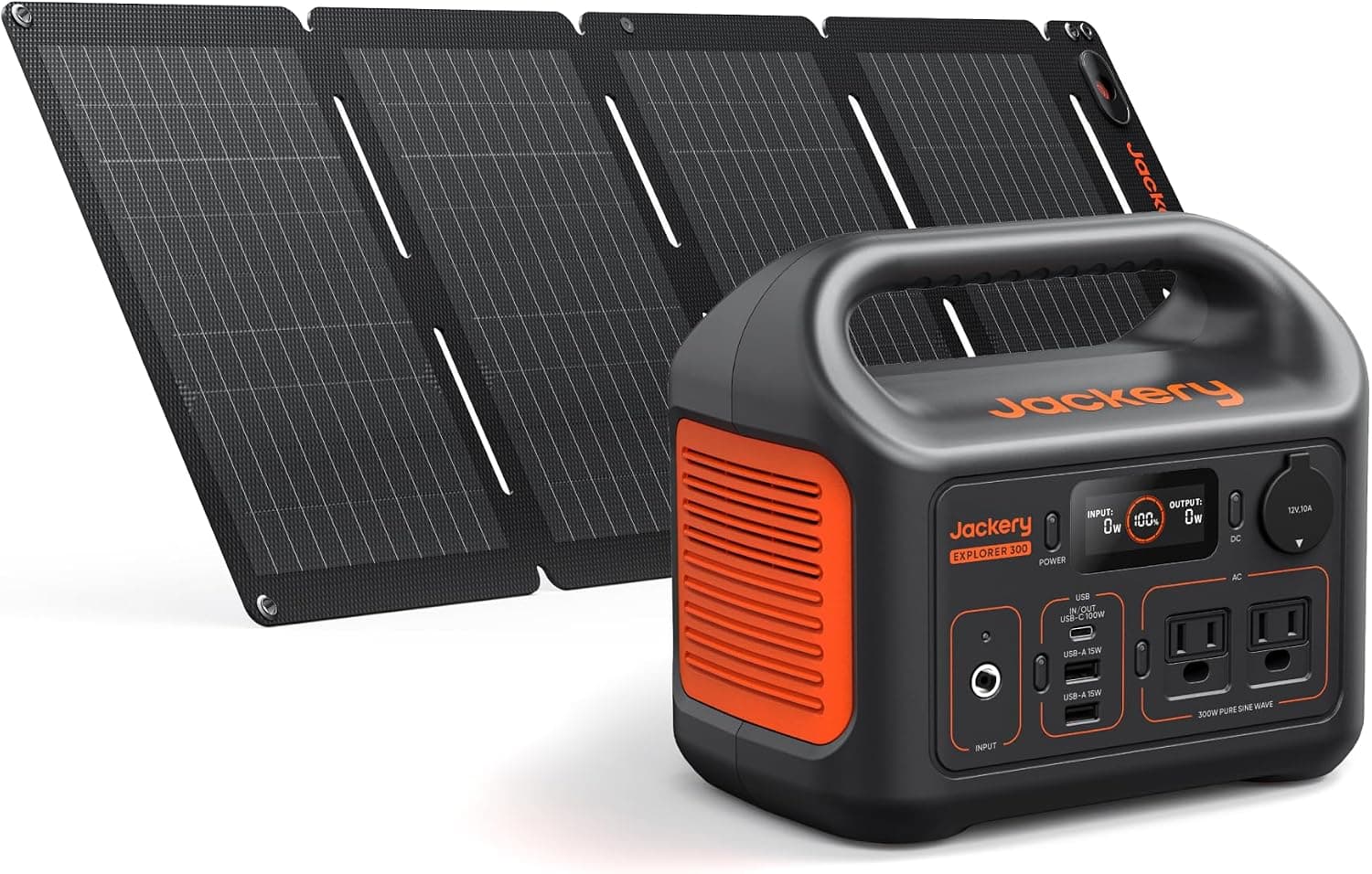 Jackery Solar Generator 300, 292Wh Power Station with 40W Solar Panel