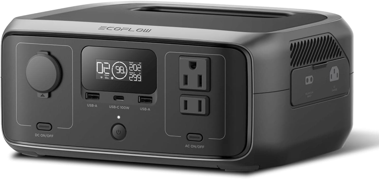 EcoFlow RIVER 3 (245Wh LiFePO4, 300W AC)