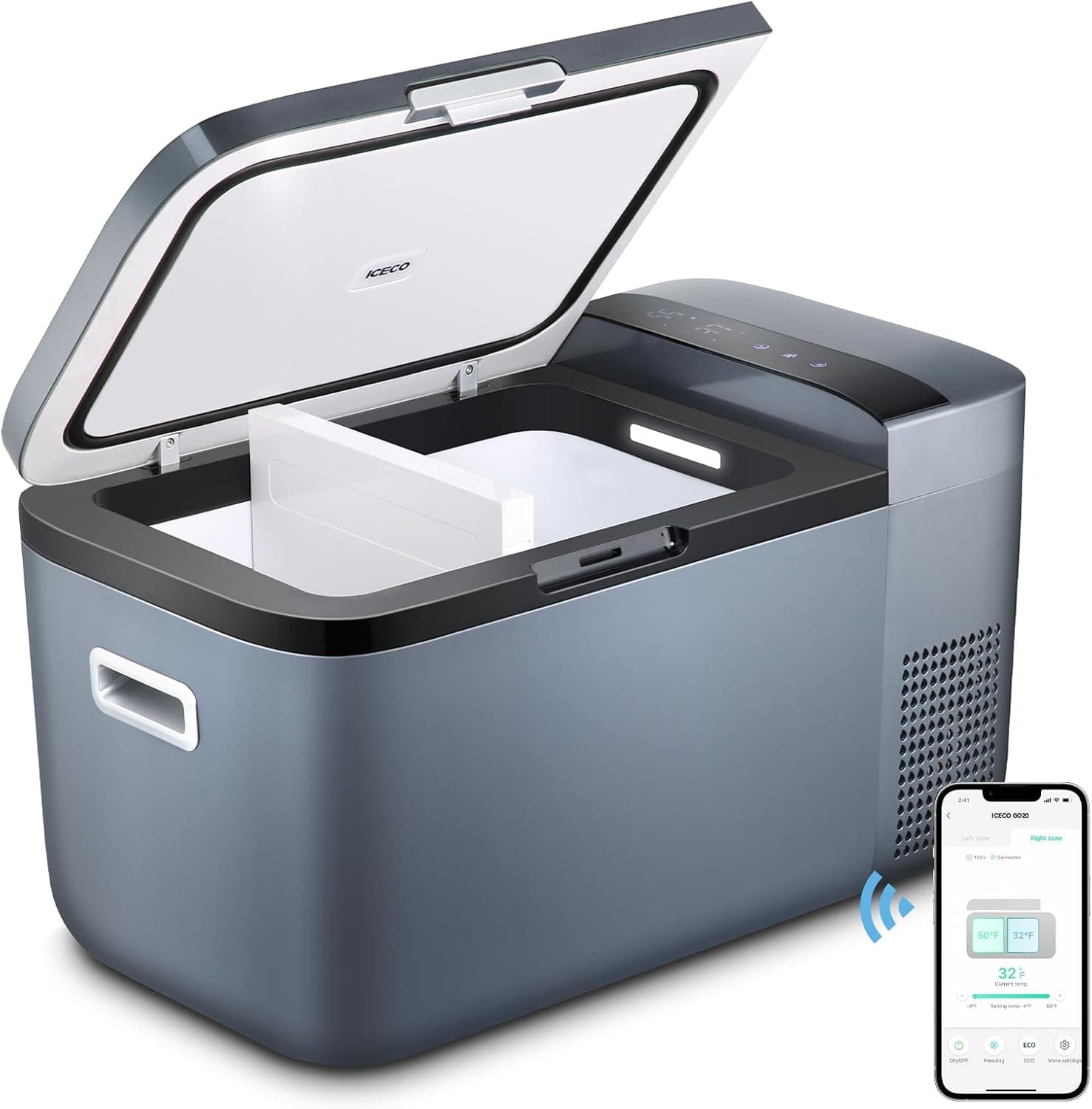 ICECO GO20 Dual Zone 12V Fridge 21 Quart (SECOP)