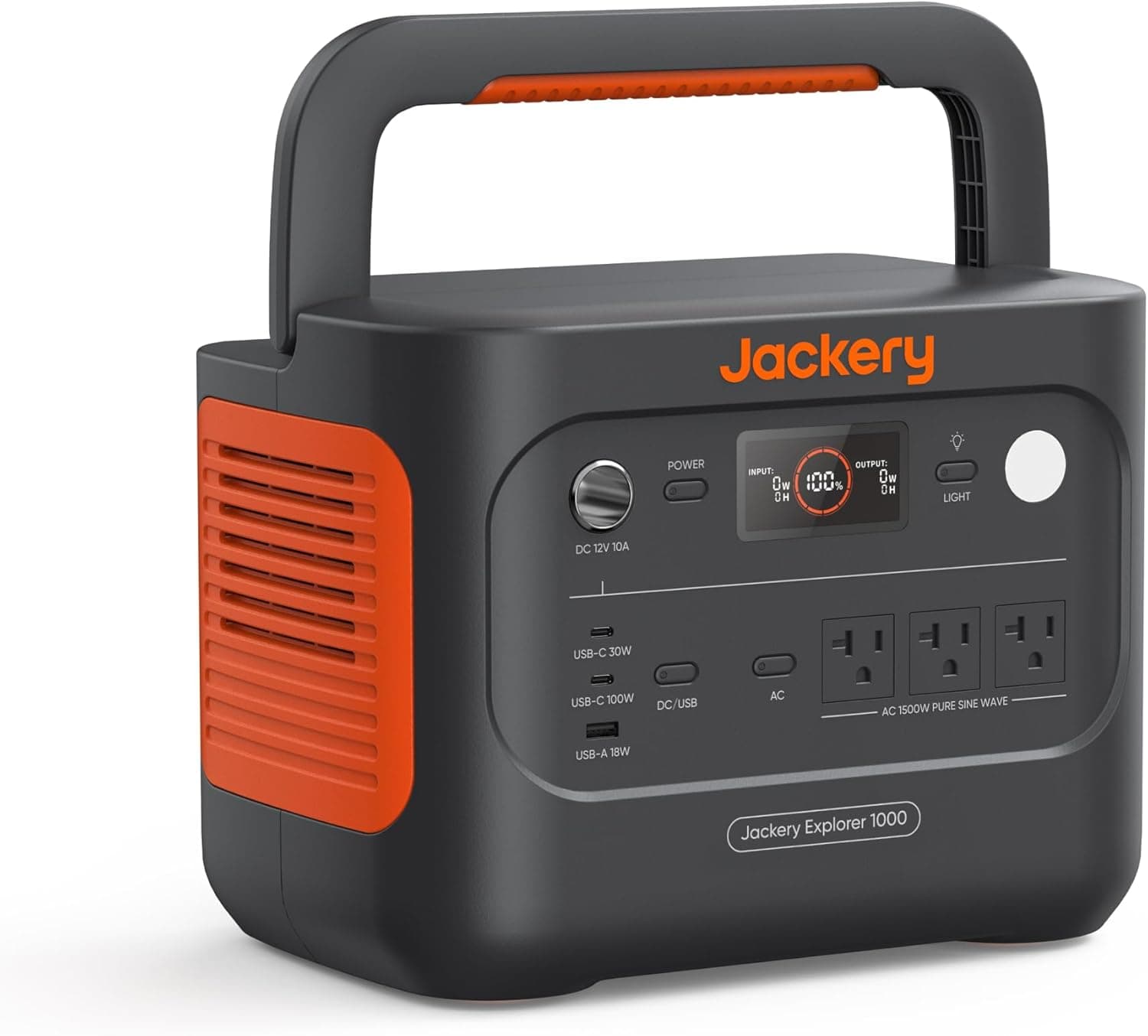 Jackery Explorer 1000 v2 (1070Wh LiFePO4, 1500W AC)