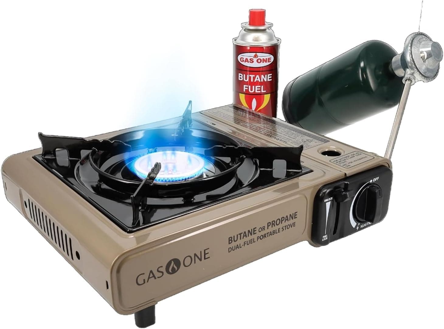 Gas One GS-3400P Dual Fuel Portable Stove (Propane/Butane)