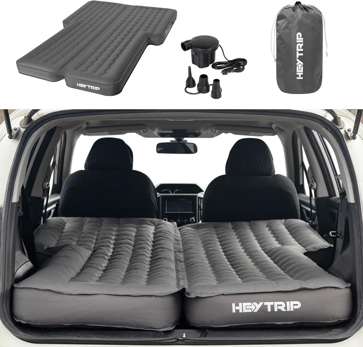 HEYTRIP Widened SUV Air Mattress 74 x 51 x 6 in (Adjustable Firmness)