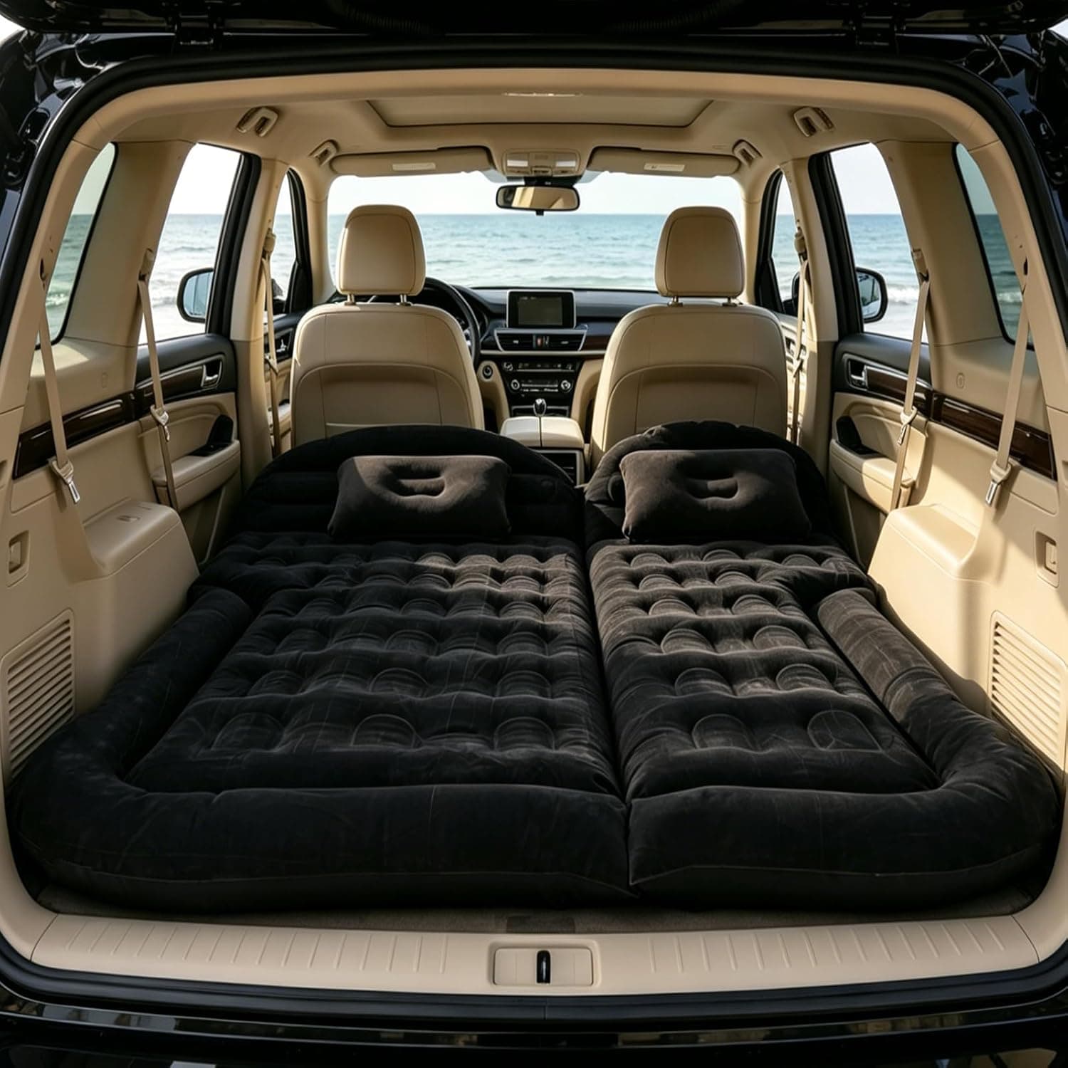 Onirii SUV Air Mattress with 2 Pillows and Pump (6 Chambers)