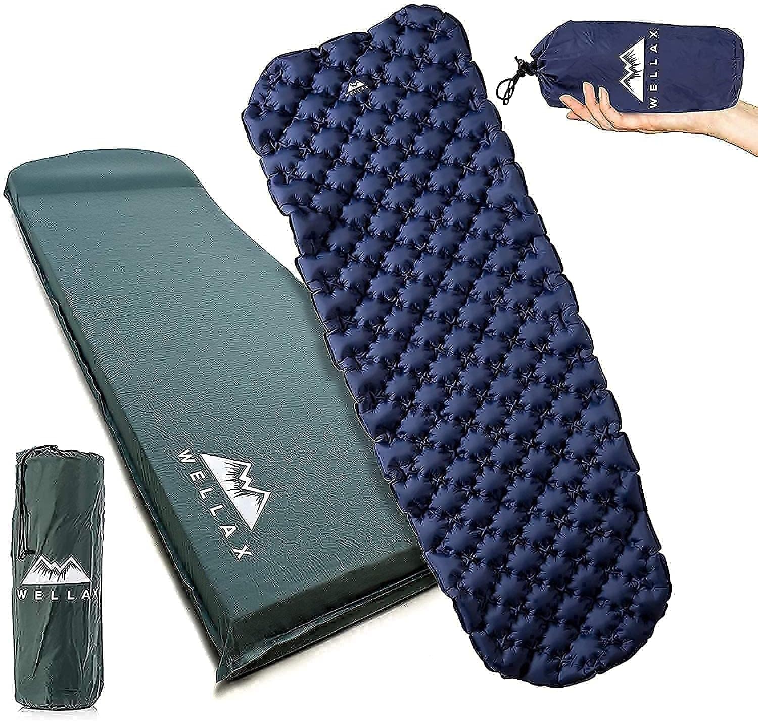 WELLAX UltraThick FlexFoam Self-Inflating Pad (3 in)