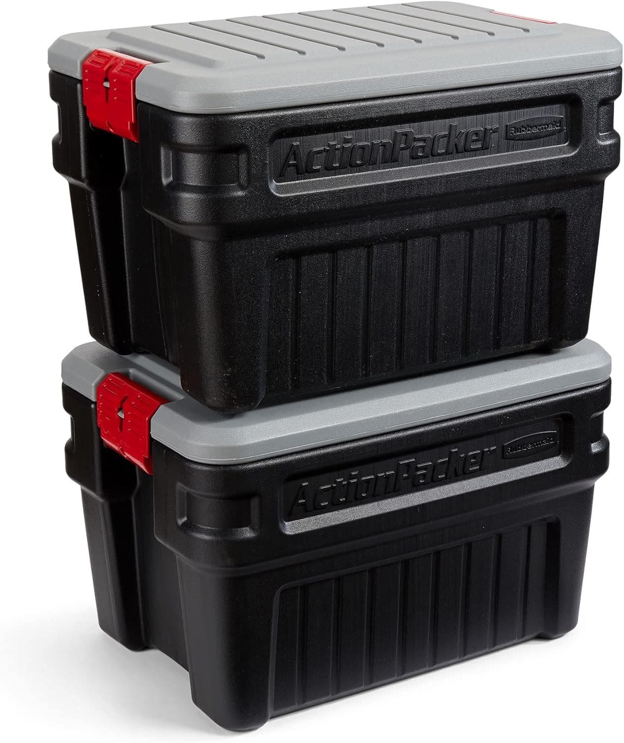 Rubbermaid ActionPacker 24 Gal Lockable Storage Box (2-Pack)